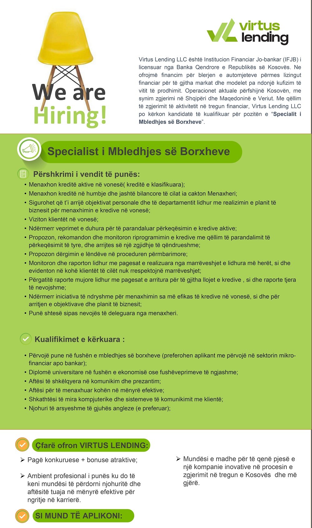 Specialist i mbledhjes se borxheve